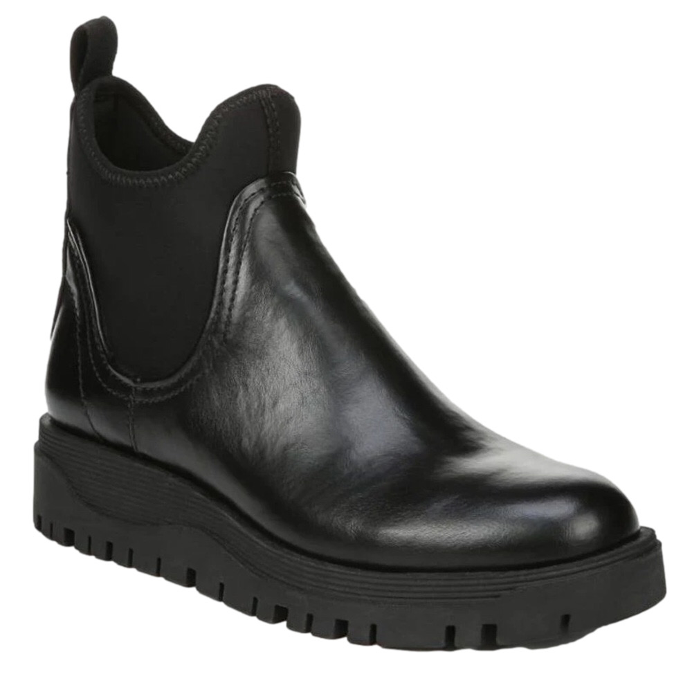 CIRCUS by SAM EDELMAN Women's Size 8 Black Reana‎ Platform Ankle Boots Classic